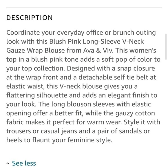 NEW Ava & Viv plus size long sleeve gauze top - Picture 2 of 4